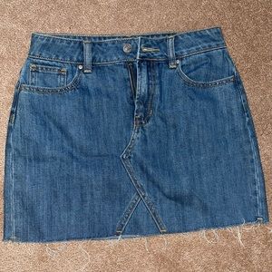 pacsun jean skirt